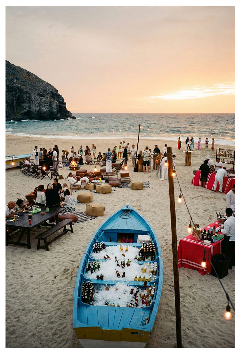 Welcome Dinner & Beach Bonfire